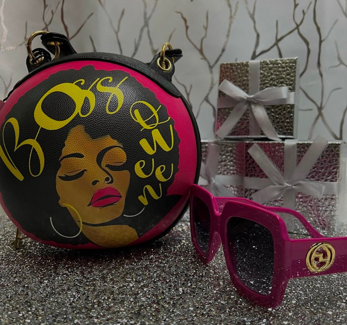 Pink Boss Queen bag